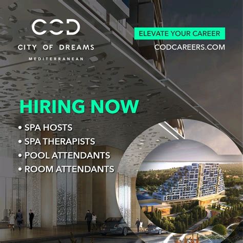 melco careers|city of dreams careers.